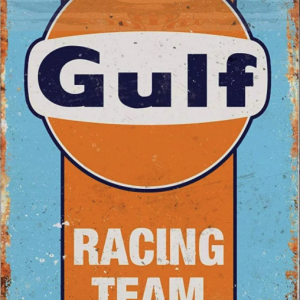 Gulf Metalskilt