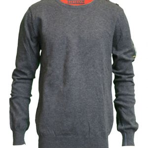 Hound Bluse - Strik - Dark Grey Melange