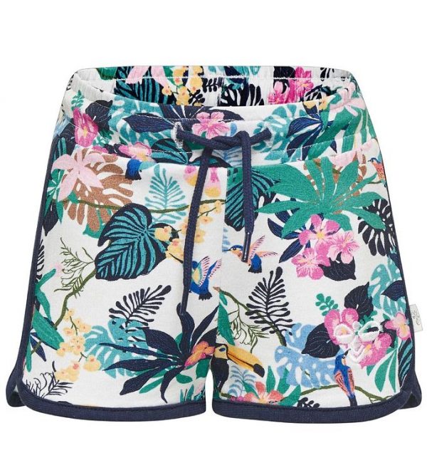 Hummel Shorts - HMLKaia - Lysegrøn m. Blomster