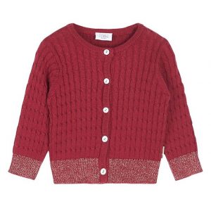 Hust and Claire Cardigan - Calla - Teaberry