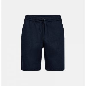 JBS of Denmark hør/bambusviskose shorts i navy til herre