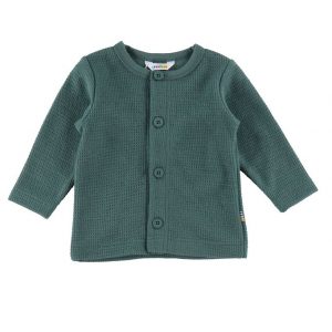 Joha Cardigan - Uld - Mørkegrøn