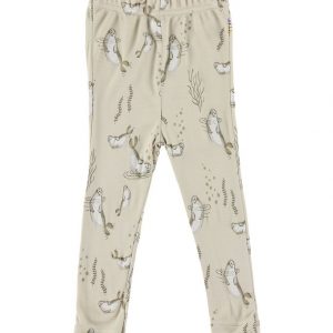 Joha Leggings - Bambus - Beige Aop