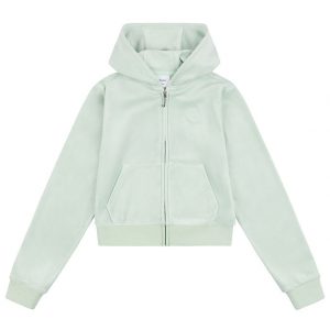 Juicy Couture Cardigan - Tonal - Velour - Surf Spray