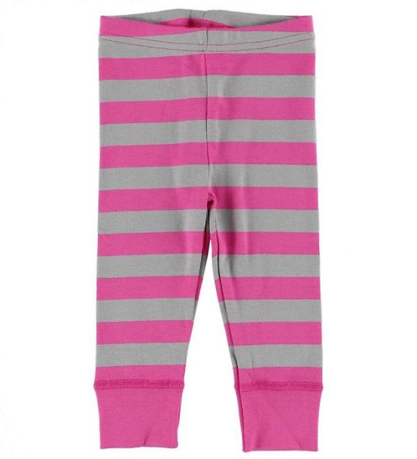 Katvig Leggings - Pink/Gråstribet