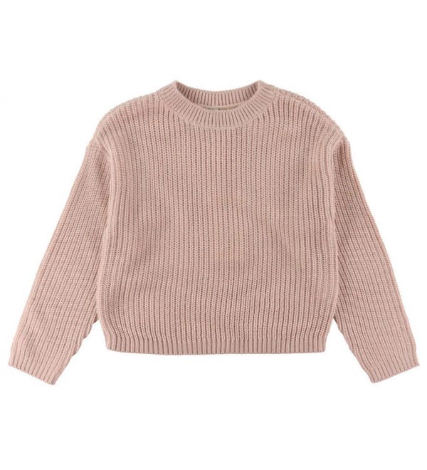 Kids Only Bluse - Strik - KogKarol - Rose Smoke