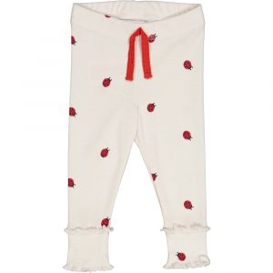 Ladybird leggings - Balsam cream/Apple red/Night blue - 74