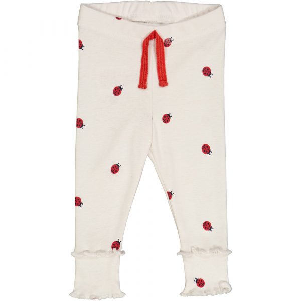 Ladybird leggings - Balsam cream/Apple red/Night blue - 74