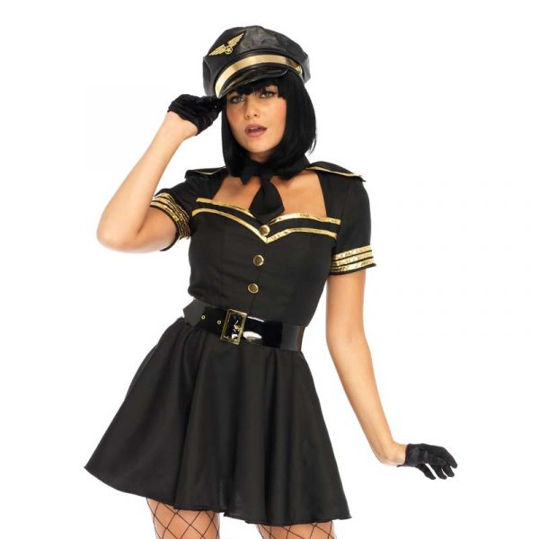 Leg Avenue Flirty Pilot Kostume - S