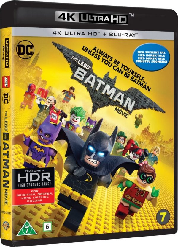 Lego Batman Filmen / The Lego Batman Movie - 4K Blu-Ray