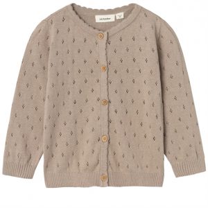 Lil Atelier Cardigan Pointelle Strik Nimi Etherea