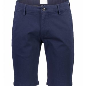 Lindbergh Superflex Chino Shorts i navy til herre