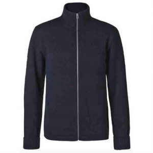 Mads Nørgaard Cardigan Klemens Zip 200860 Sky Captain-large