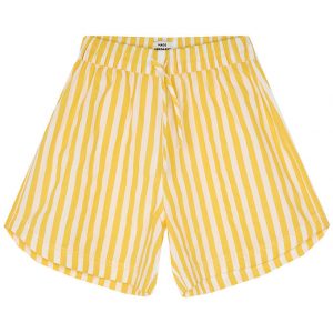 Mads Nørgaard Shorts - Sacky - White Alyssum/Lemon Zest