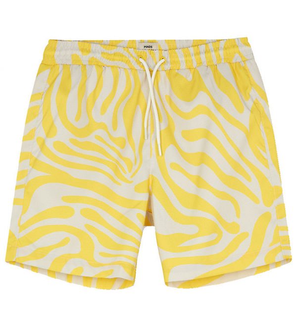 Mads Nørgaard Shorts - Sea Print Sandrino - Lemon Zest/Birch AOP