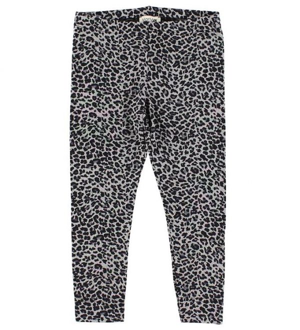 MarMar Leggings - Grå Leopardprint