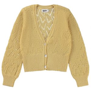 Molo Cardigan - Uld/Polyester - Glory - Pale Sun