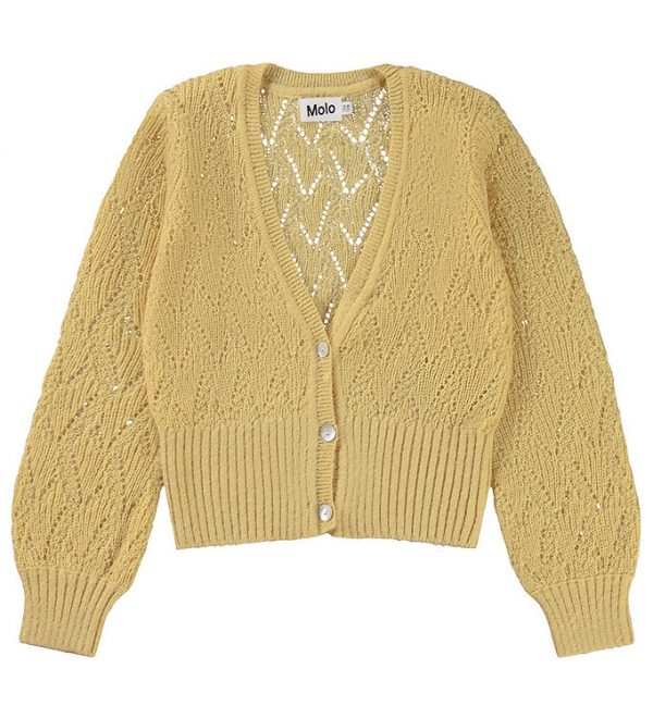 Molo Cardigan - Uld/Polyester - Glory - Pale Sun