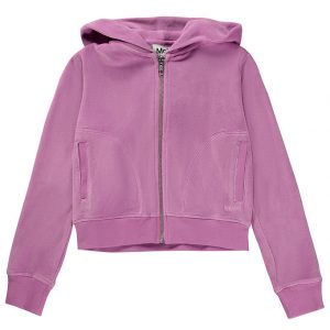 Molo Cardigan - Velour - Milla - Purple Ray