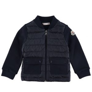 Moncler Cardigan - Sweat/Dun - Navy