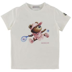 Moncler T-shirt - Natural/Rosa m. Bamse