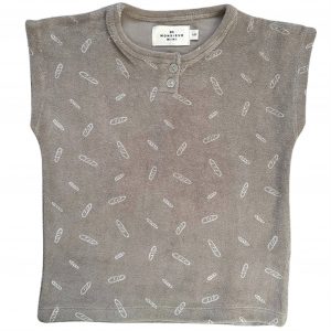 Monsieur Mini Baguette Beige Terry Top - Str. 6-9 mdr