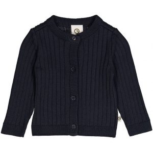 Müsli Cardigan - Strik Rib - Night Blue