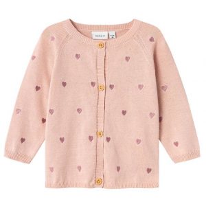 Name It Cardigan - Strik - NbfBeheart - Sepia Rose