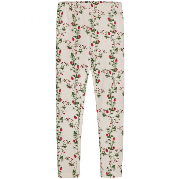 Organic Wild strawberry leggings (98-104 cm)