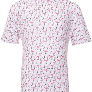 Petit Crabe Badebluse - Luna - UV50+ - Creme m. Flamingo