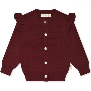 Petit Piao Cardigan Dark Cherry