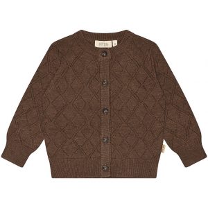 Petit Piao Cardigan - Strik - Brown Melange