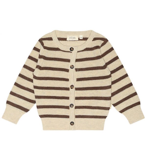 Petit Piao Cardigan - Strik - Off White/Brown Melange