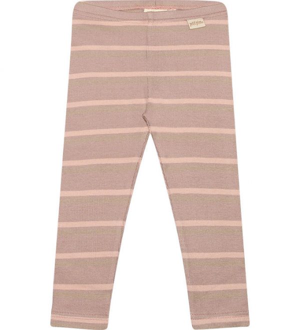 Petit Piao Leggings - Modal - Rib - Rose Fawn