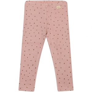 Petit Piao Leggings - Rib - Modal - Rose Fawn