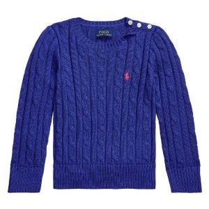 Polo Ralph Lauren Bluse - Strik - Classics - Graphic Royal Blue