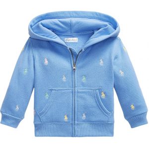 Polo Ralph Lauren Cardigan - Harbor Island Blue m. Logoer