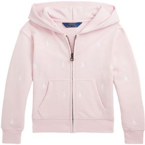 Polo Ralph Lauren Cardigan - Rosa/Hvid m, Logoer