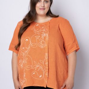 Pont Neuf - Bluse - Pnlabika - Mandarin - M/42-44