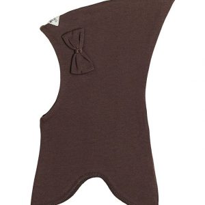 Racing Kids Elefanthue - 2-lags - Chocolate Brown m. Sløjfe