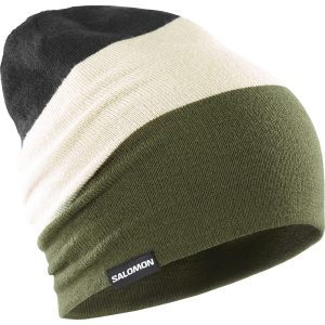 Salomon Flatspin Reversible Beanie, mørkegrøn