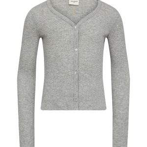 Sofie Schnoor Cardigan - Rib - Grey Melange