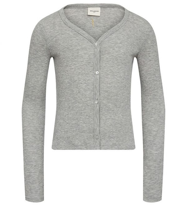 Sofie Schnoor Cardigan - Rib - Grey Melange