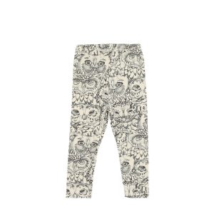 Soft Gallery | Leggings Paula, ugleprint creme