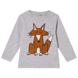 Stella McCartney Kids Bluse - Gråmeleret m. Ræv