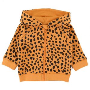 Stella McCartney Kids Cardigan - Orange m. Leopardprint