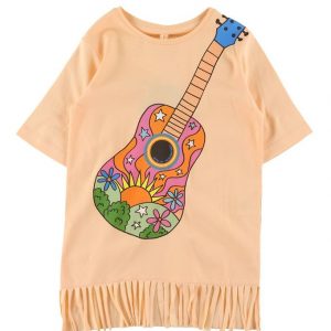 Stella McCartney Kids Kjole - Orange m. Guitar