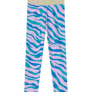 Stella McCartney Kids Leggings - Rosa/Blå/Grønstribet