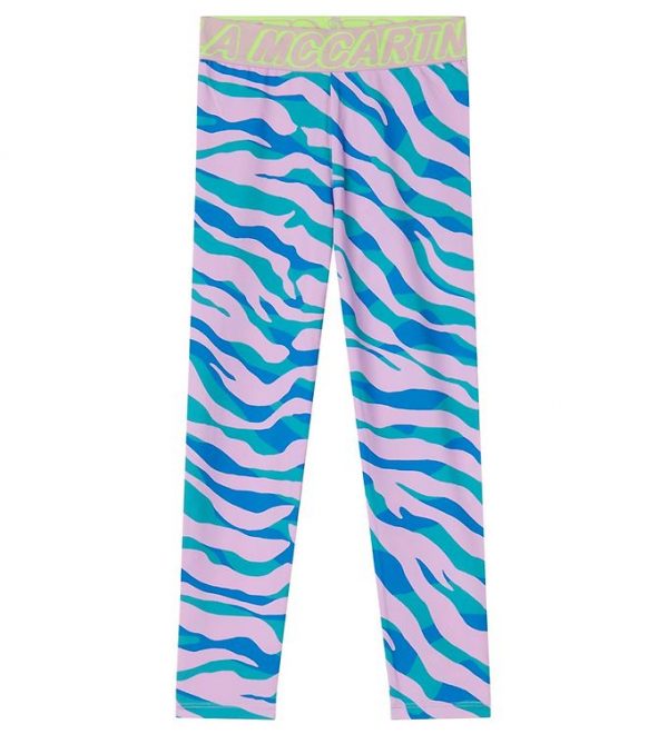 Stella McCartney Kids Leggings - Rosa/Blå/Grønstribet