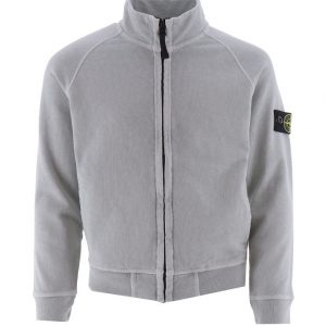 Stone Island Cardigan - Pearl Grey